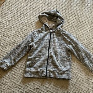 Old Navy Kids Sweatshirt Gray Zip Up Hoodie. Size Small
